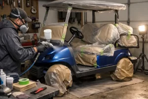 Read more about the article How to Paint a Golf Cart (Complete DIY Guide + Resale Value Tips)
