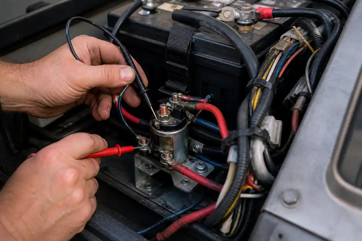 Read more about the article No Click From Golf Cart Solenoid? Fix Guide